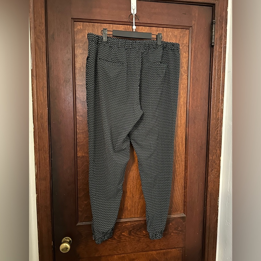 Albion Black and White Polka Dot Joggers - Picture 3 of 4